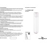 Фонарь NOVOTECH IVORY LED13W 220V уличный NV-358121